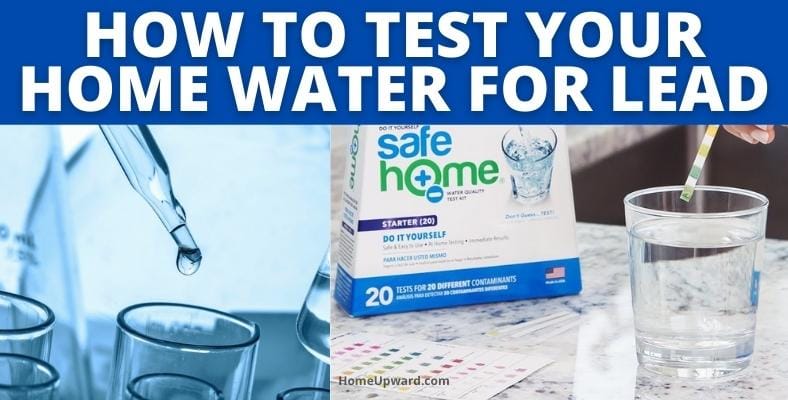 how to test your home water for lead