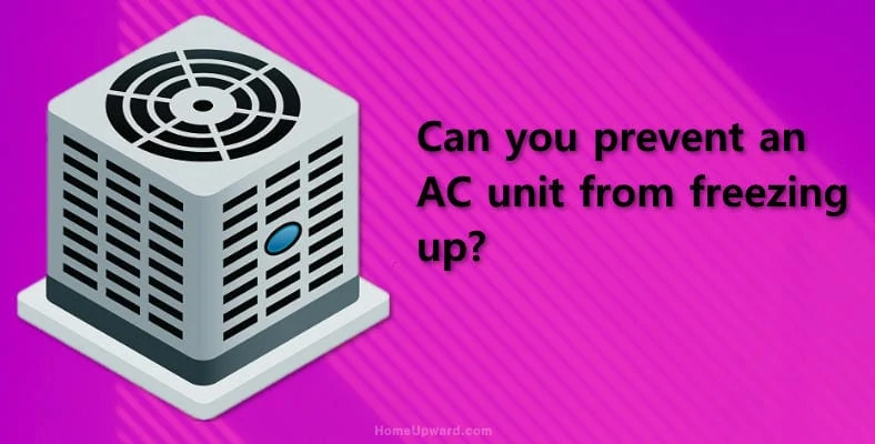 Can you prevent an AC unit from freezing up image