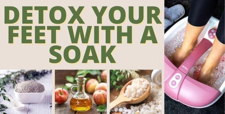 detox your feet with a soak