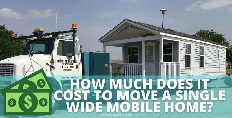 how much does it cost to move a single wide mobile home