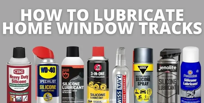 how to lubricate home window tracks