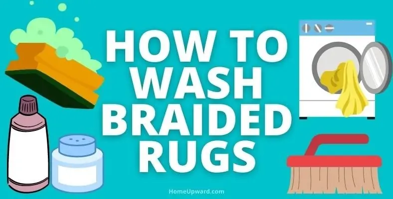 how to wash braided rugs