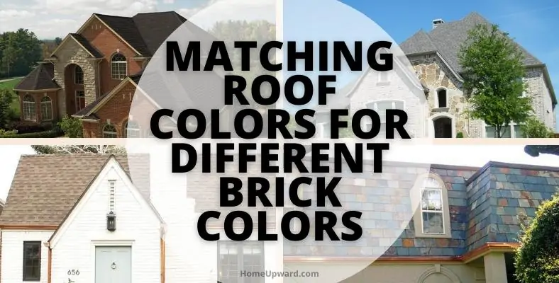matching roof colors for different brick colors