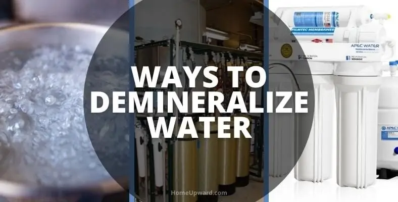 ways to demineralize water