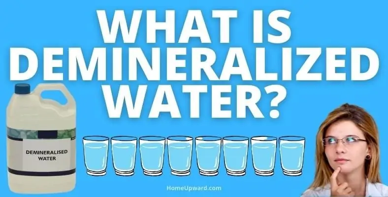 what is demineralized water
