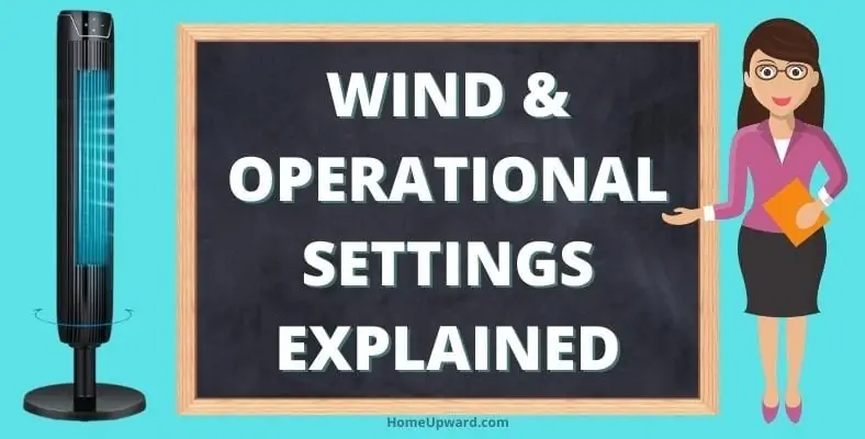 wind and operation settings explained