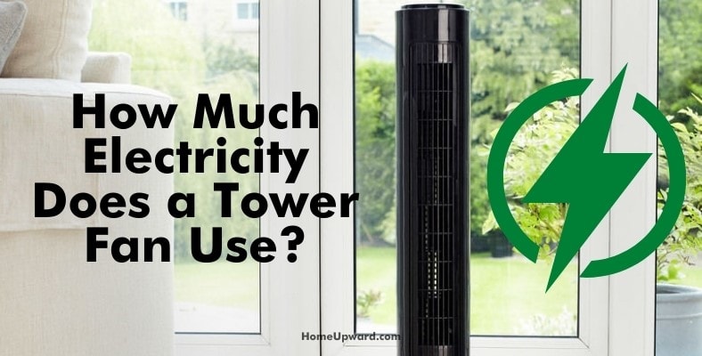 how much electricity does a tower fan use