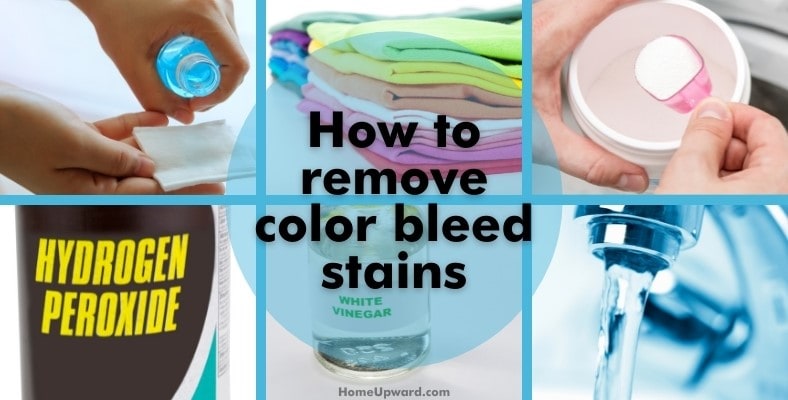 how to remove color bleed stains