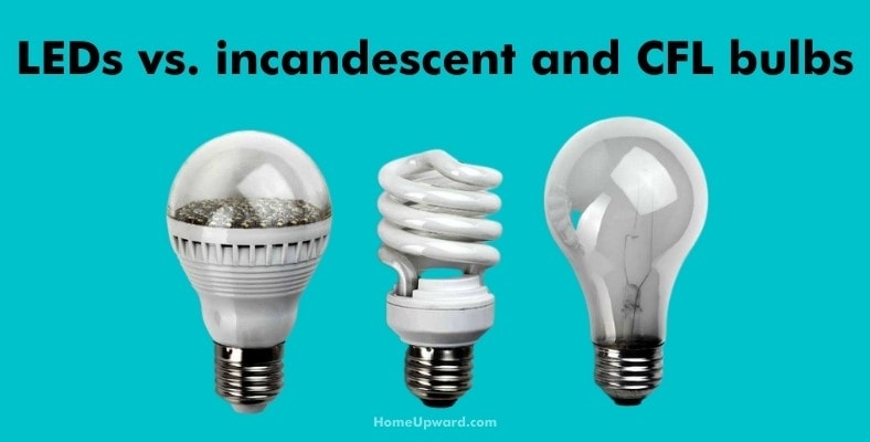 leds vs. incandescent and cfl bulbs