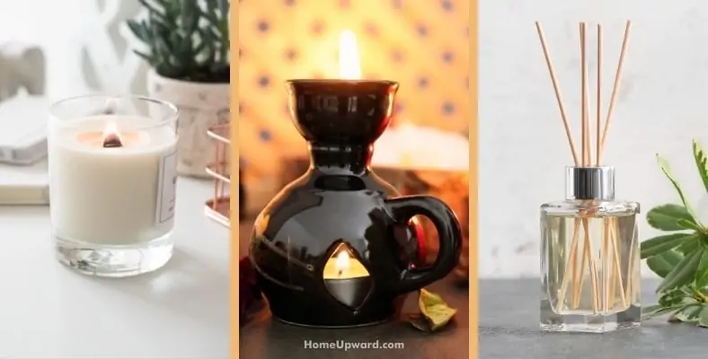 how is a fragrance lamp different from a candle or reed diffuser