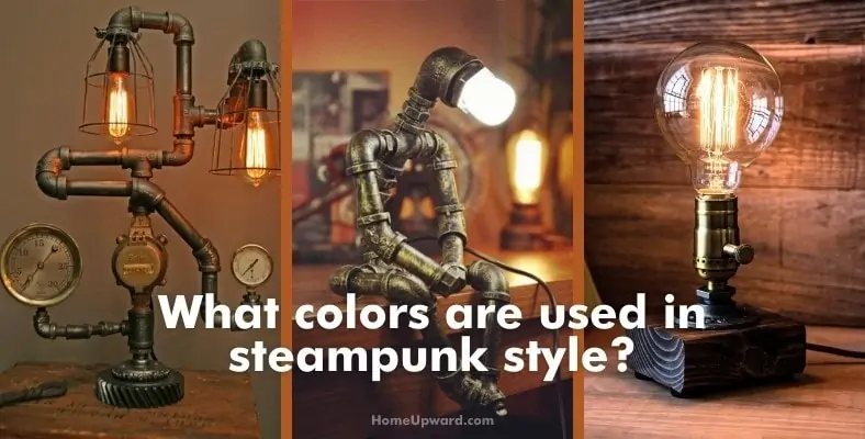 what colors are used in steampunk style