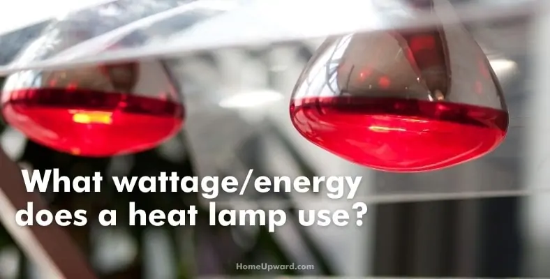 what wattage/energy does a heat lamp use