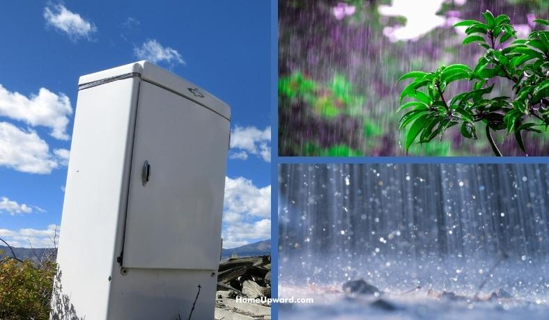 can a refrigerator get rained on will it ruin it featured image