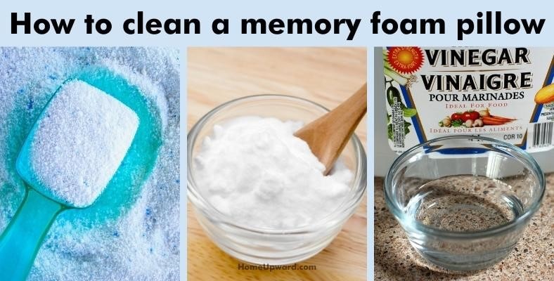 how to clean a memory foam pillow