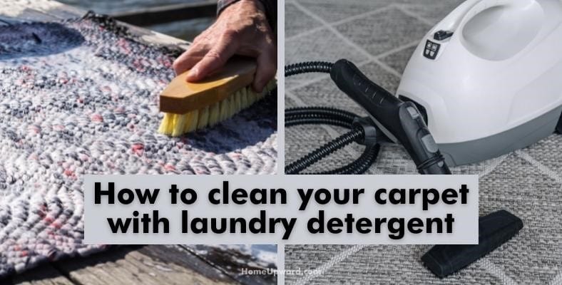 how to clean your carpet with laundry detergent