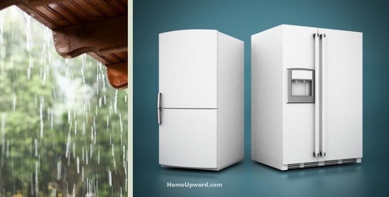 how will rain affect a fridge