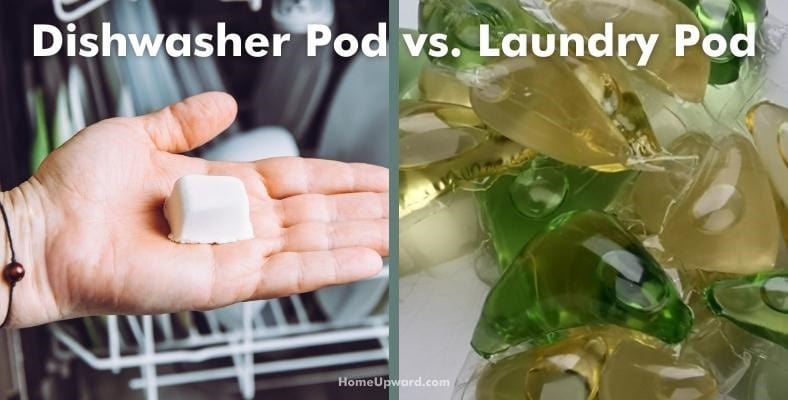 what’s the difference between a dishwasher pod and a laundry pod