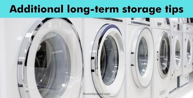 additional long term storage tips
