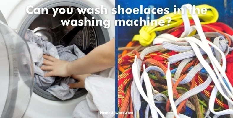 can you wash shoelaces in the washing machine
