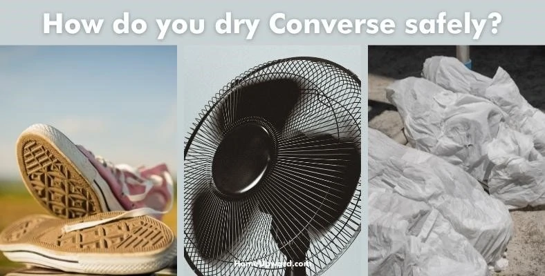 how do you dry converse safely