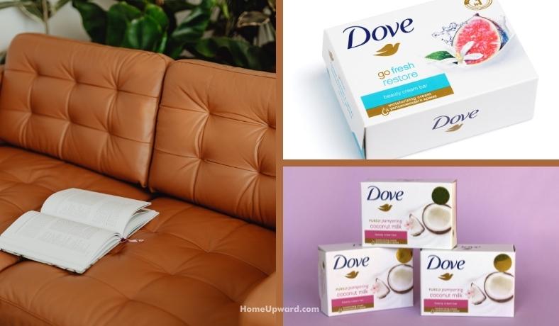 how do you clean a leather couch with dove soap featured image