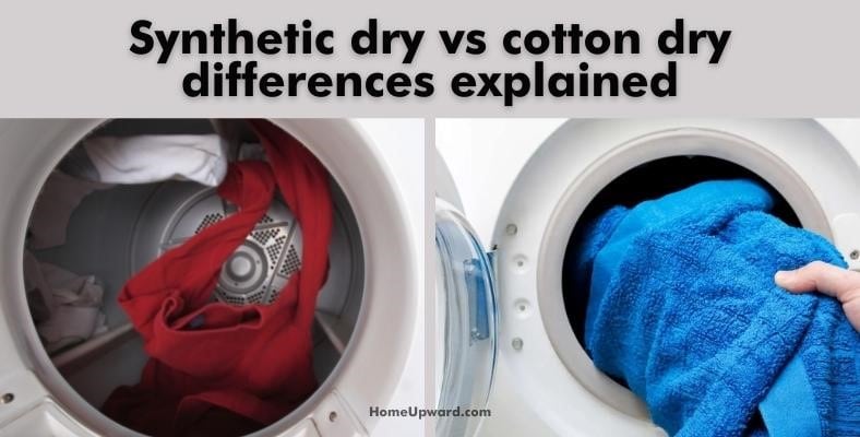 synthetic dry vs cotton dry differences explained