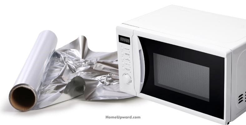 what happens when you put aluminum foil in the microwave