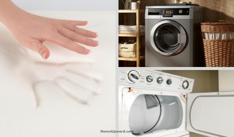 can you put memory foam in the dryer or washing machine featured image