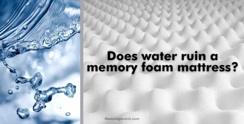 does water ruin a memory foam mattress