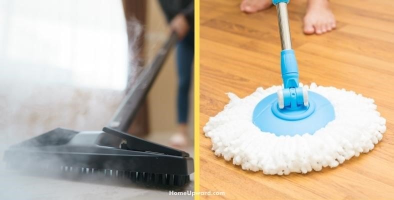 steam mop vs spin mop differences