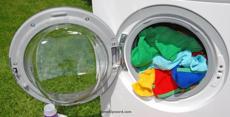 storing a washer and dryer outside