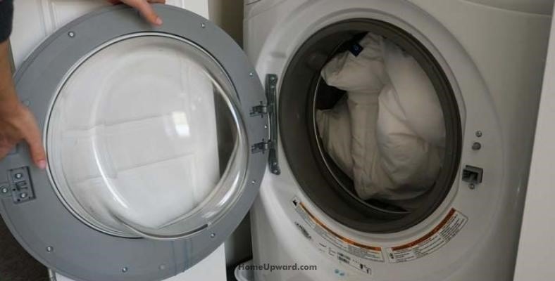 can you wash pillows in a top loading or side loading machine