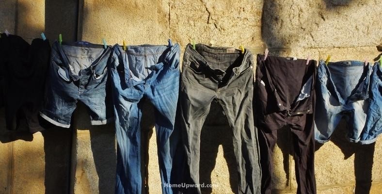 how do you dry jeans quickly