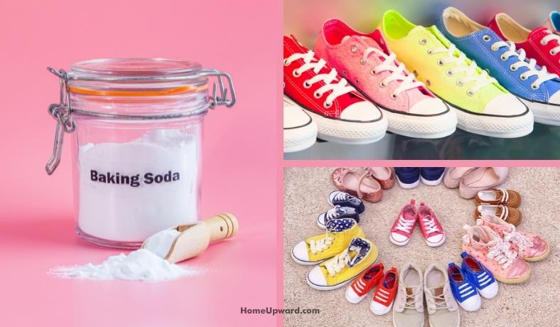 how to clean colored shoes with baking soda featured image