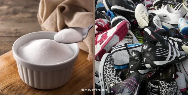how to clean colored shoes with baking soda