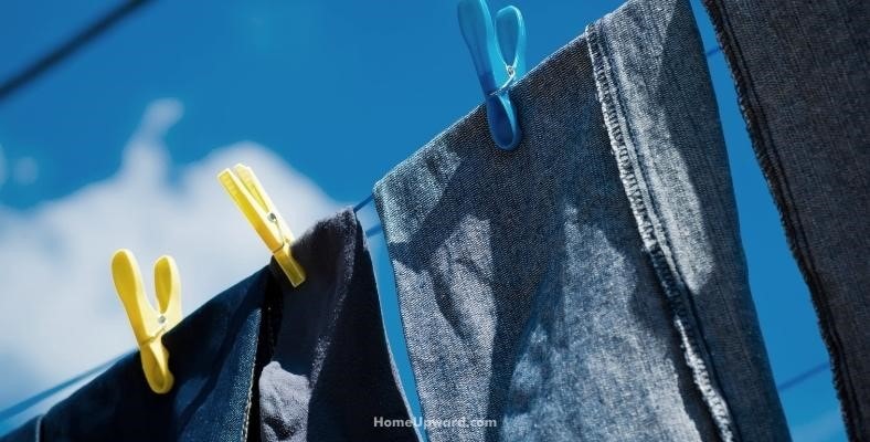 how to dry jeans without a clothes dryer