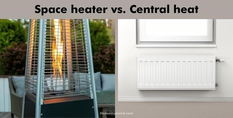 which is cheaper a space heater or central heat