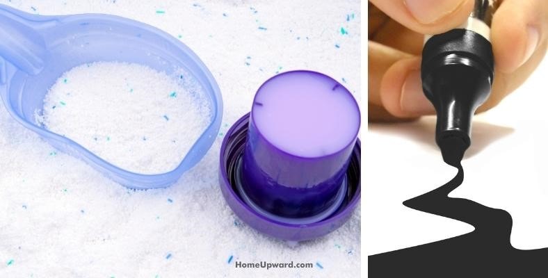 why does laundry detergent remove permanent marker ink