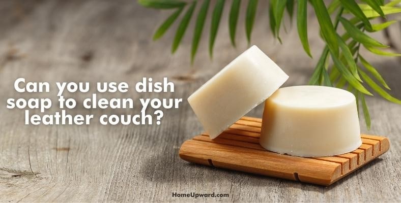can you use dish soap to clean your leather couch