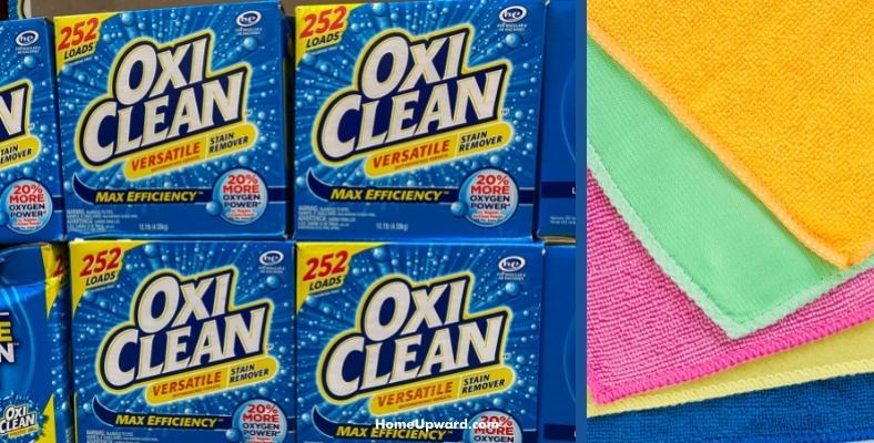 can you use oxiclean on microfiber cloths