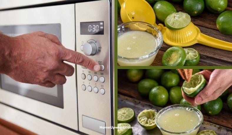 how to clean a microwave with lime juice featured image