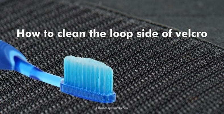 how to clean the loop side of velcro