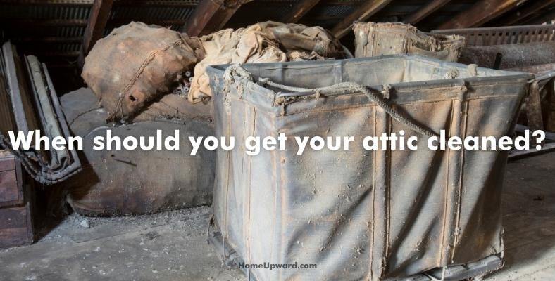 when should you get your attic cleaned